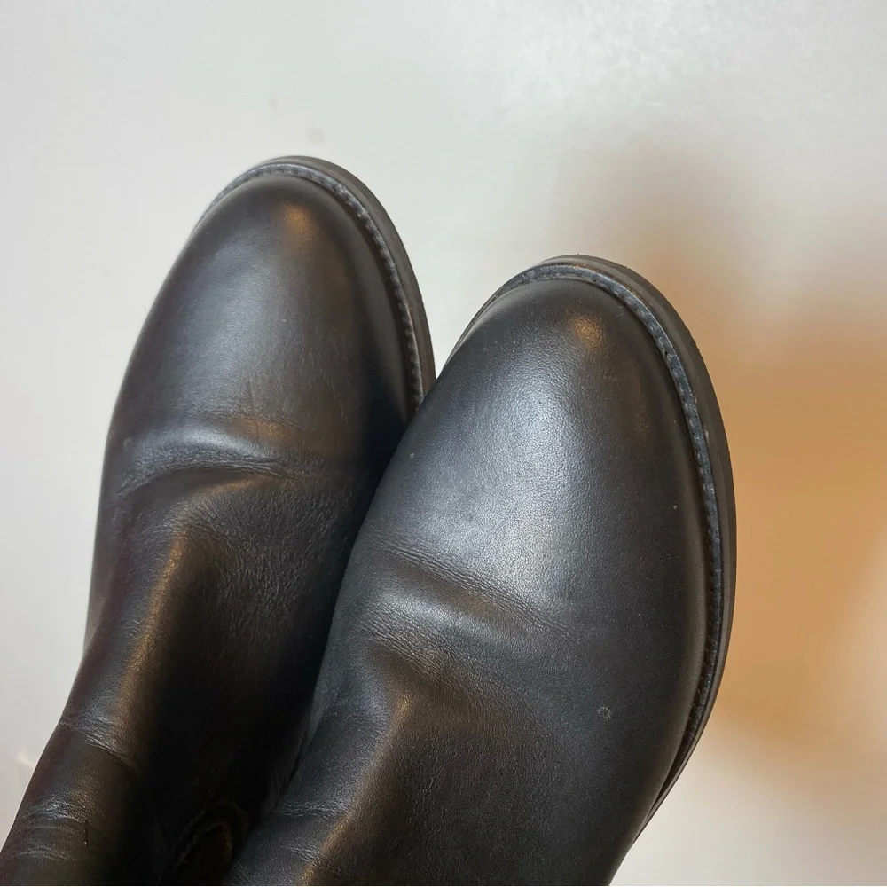 Thursday Boot Company Black Leather Chelsea Ankle Boots